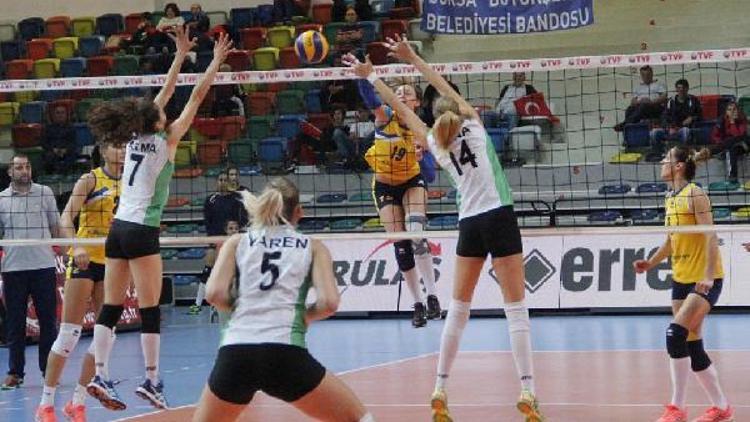 Bursa Büyükşehir Belediyespor - Maritza Plovdiv: 1-3 (Cengiz Göllü Kadınlar Voleybol Turnuvası)