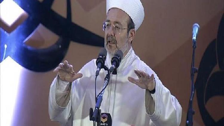 Görmez: Hiç kimsenin mezhebini dinin önüne geçirme hakkı olamaz