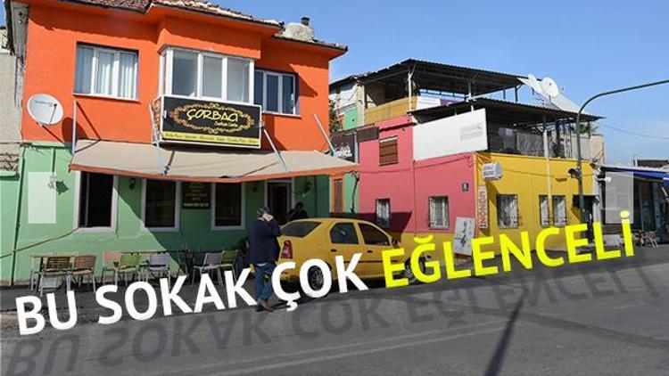 Alsancakın grilerinde çok renkli bir mahalle