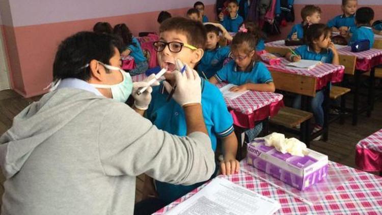 Balıkesirde okullarda sağlık taraması başladı
