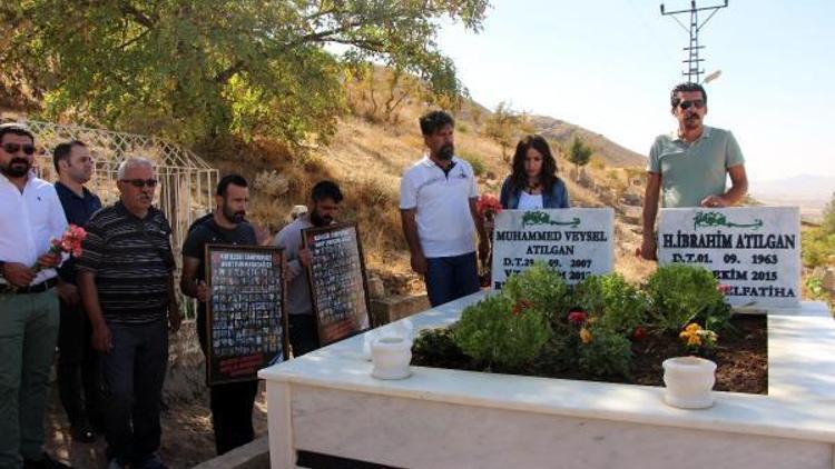 Gar saldırısında ölen baba ve 8 yaşındaki oğlu Batmanda anıldı