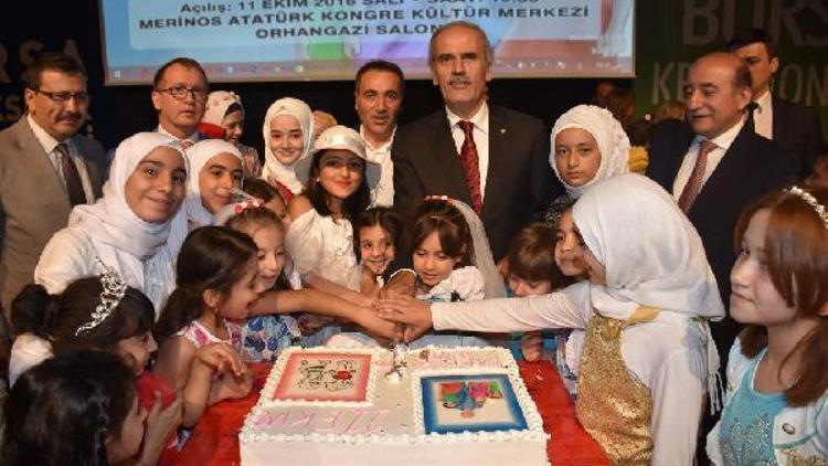 Suriye ve Bursalı kızlardan barış ve sevgi mesajı