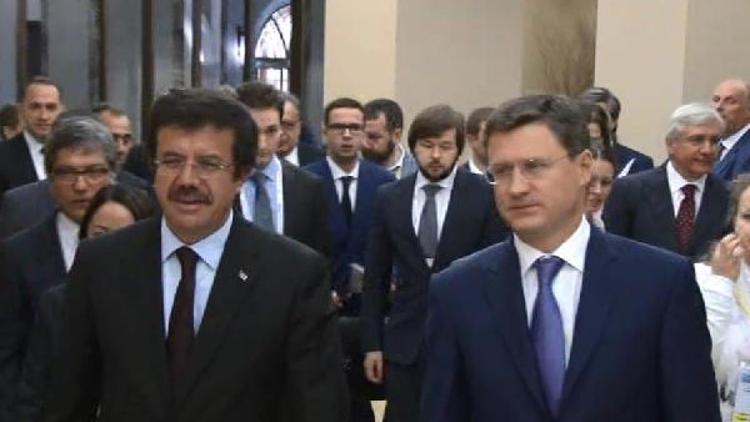 Bakan Zeybekçi ,Rusya Enerji Bakanı Novak ile biraraya geldi