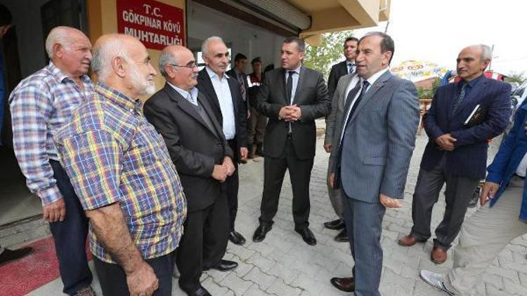 Amasya Valisi Işık, köylerde yapımı devam çalışmaları inceledi