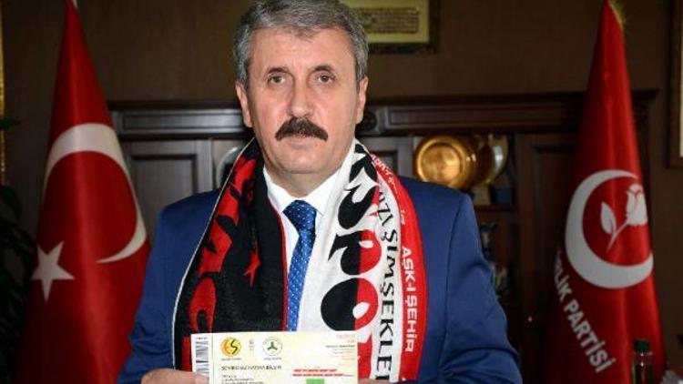 Destici Eskişehirspor seyircisiz hatıra bileti aldı