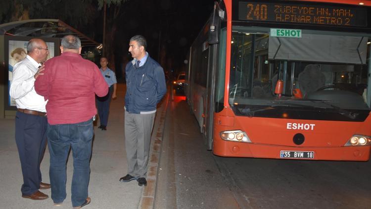 Belediye otobüsünde tinerci dehşeti