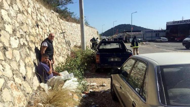 Antalyada teröristler roketatarla saldırdı
