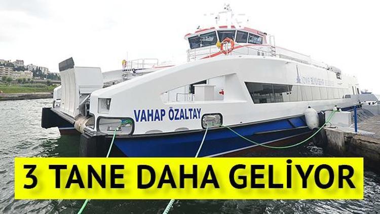 İzmirde 3 gemi daha hizmete girecek