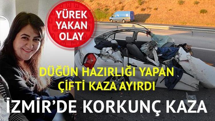 İzmirde feci kaza: 3 ölü, 2 yaralı