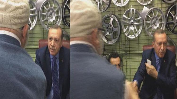 Cumhurbaşkanı Erdoğanın elini fazla sıkan berber, o anları anlattı