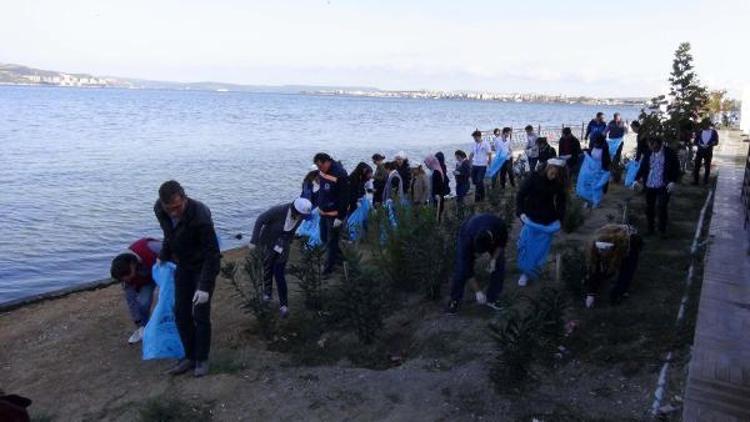 Kepezde kıyı temizliği yapıldı