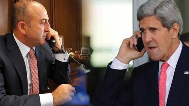 Çavuşoğlu ve Kerry telefonda görüştü