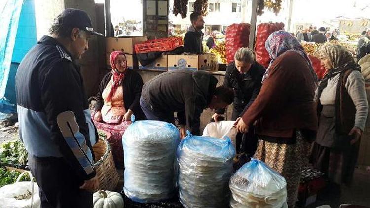 Zonguldakta zabıtadan mantar denetimi