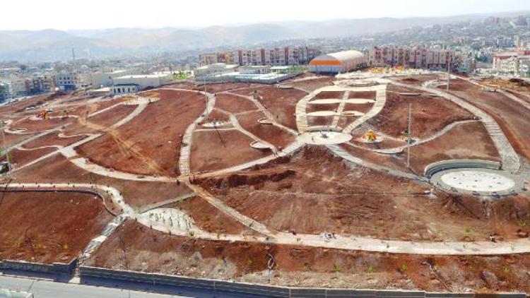 Şanlıurfa’da, park çalışması