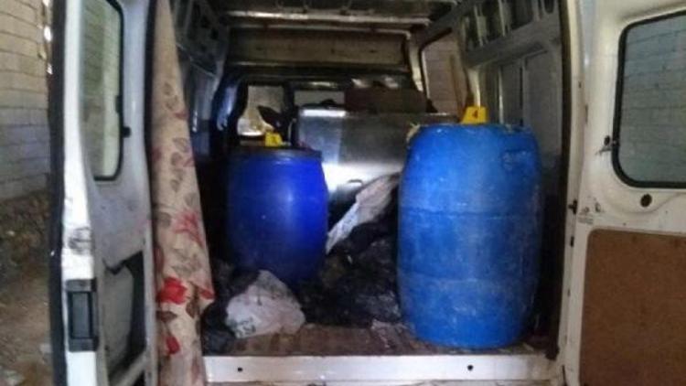 Mardin’de 2,5 ton bomba yüklü Minibüs ele geçirildi