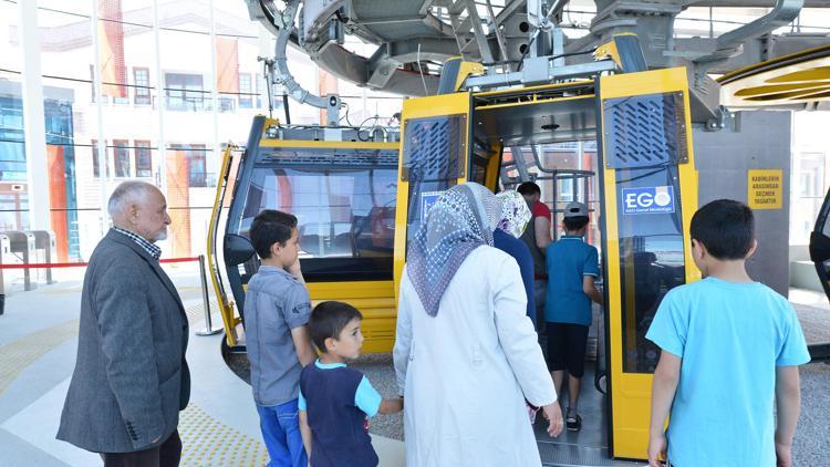 Teleferik seferleri yeniden başladı