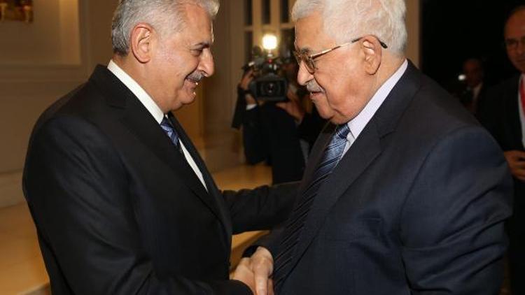 Başbakan Yıldırım, Filistin Devlet Başkanı Abbasla görüştü