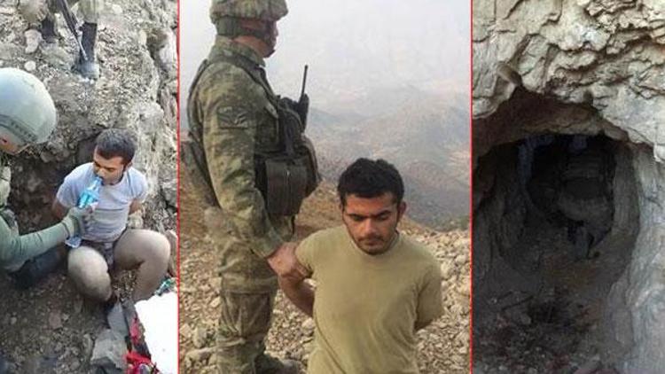 Yaralı PKKlı böyle yakalandı