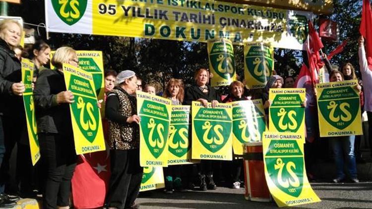 Bakırköyde, tarihi spor kulübünün önünde yıkım gerilimi