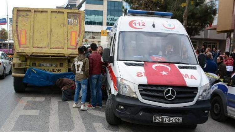 Üsküdarda hafriyat kamyonunun ezdiği kadın öldü