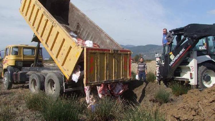 400 kilo bozuk et imha edildi