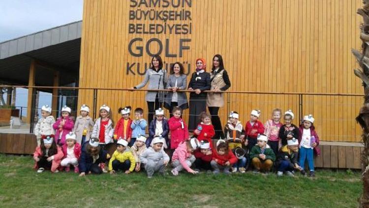 Minik öğrenciler Golf’le tanıştı