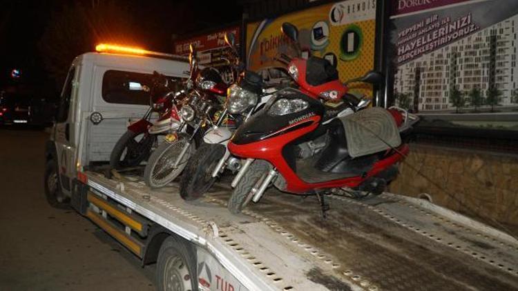 Keşan’da polisten motosiklet uygulaması