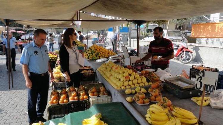 Tarsus’ta pazar yerlerine gıda denetimi