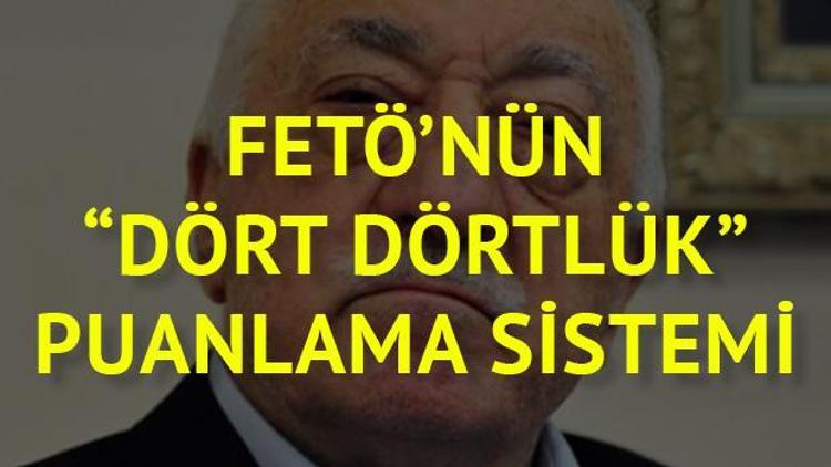 FETÖnün puan sistemi ortaya çıktı