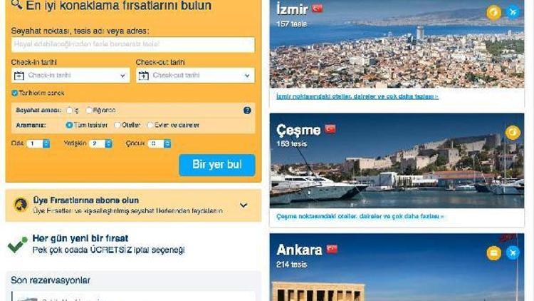 Online rezervasyon siteleri kayıt altına alınmalı