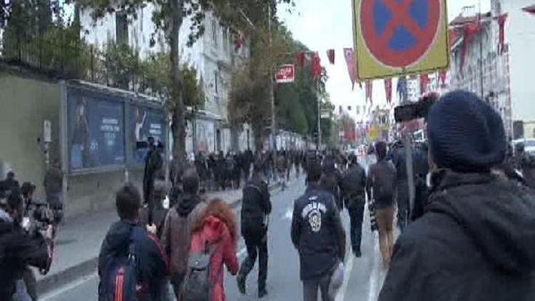 Şişlide HDPli gruba polis müdahalesi (1)