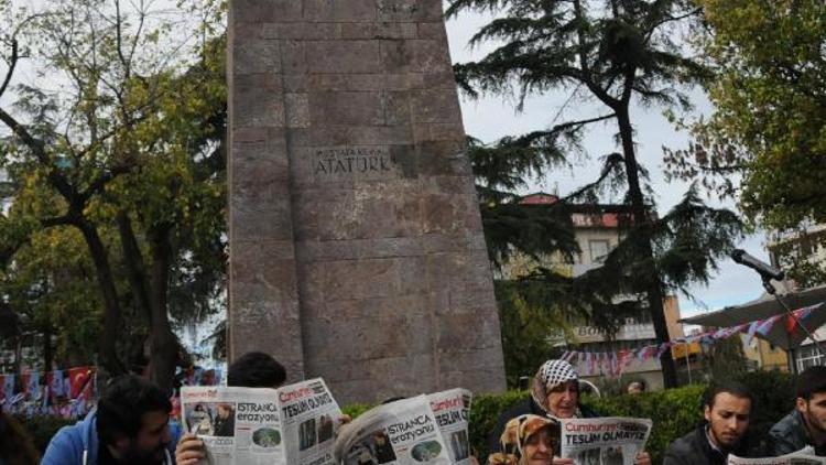 Trabzonda CHP ve STKlardan protesto eylemi
