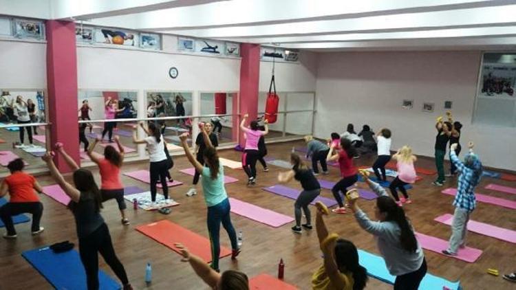 Keşan Belediyesi’nin pilates kursu başladı