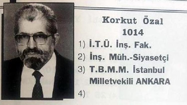 Taş Mektep mezunlarından Korkut Özala başsağlığı mesajı