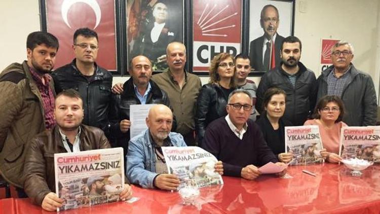 CHPden Cumhuriyet çalışanlarına destek