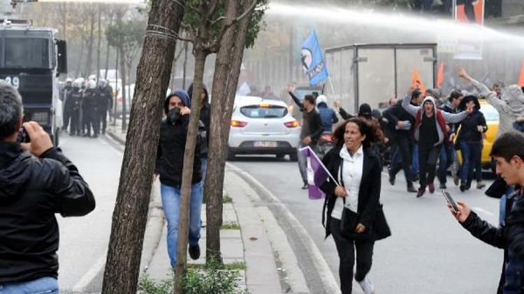 Şişlide HDPnin çağrısı ile toplanan gruba polis müdahale etti