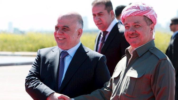Barzani ve İbadi bir araya geldi