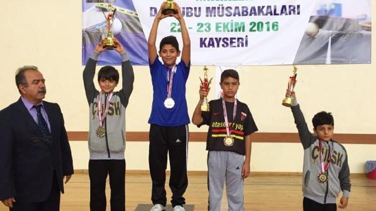 Şahinbeyli sporcular gururlandırdı