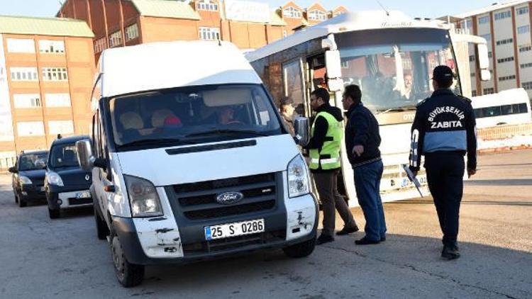 Büyükşehir öğrenci servislerini denetledi