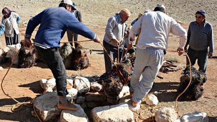 Söğle peyniri 2 ay kar dolu kuyuda bekletilerek yapılıyor