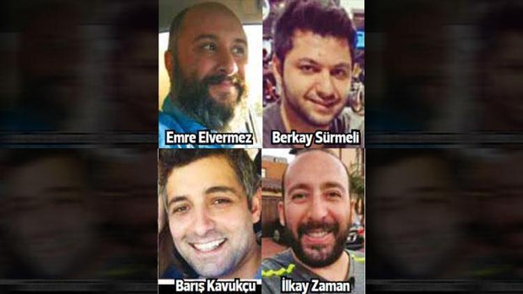 Californiada ava çıkan dört Türk kayboldu
