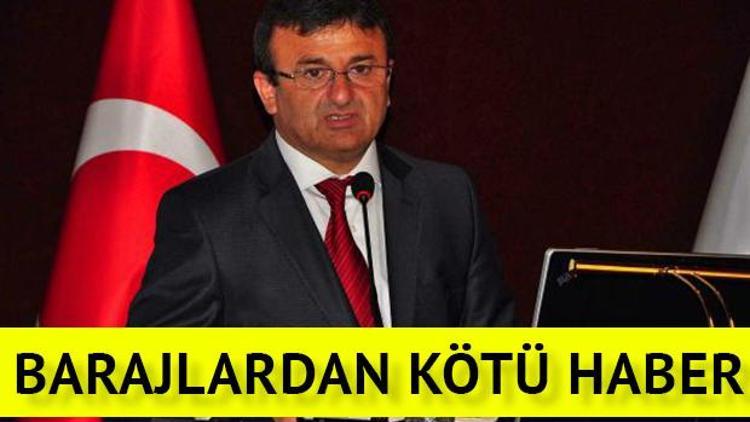 Barajlardaki doluluk oranı düştü