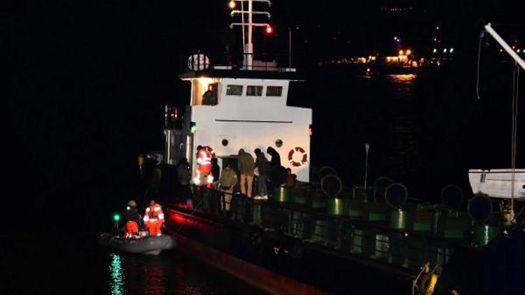 Çanakkale Boğazından geçen gemiye kaçak operasyonu