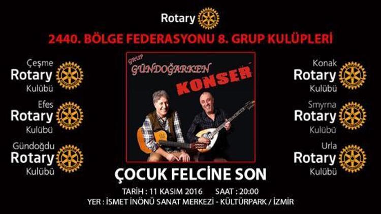 Rotaryden Grup Gündoğarken konseri