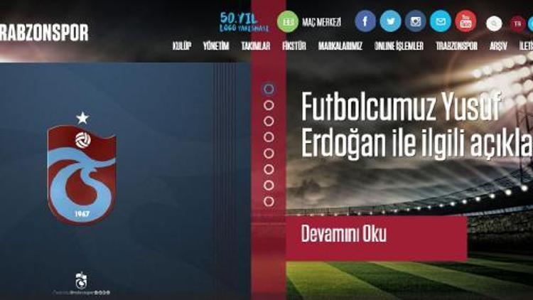 Trabzonspor’dan Yusuf Erdoğan açıklaması