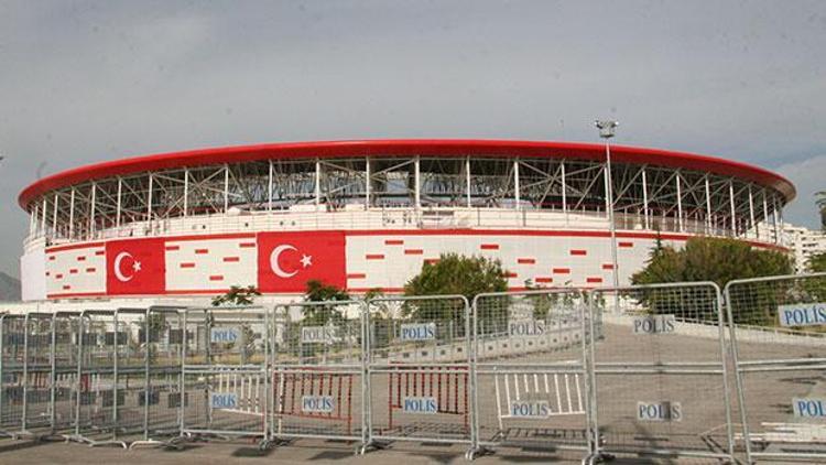 Antalya Arenada üst düzey güvenlik önlemleri