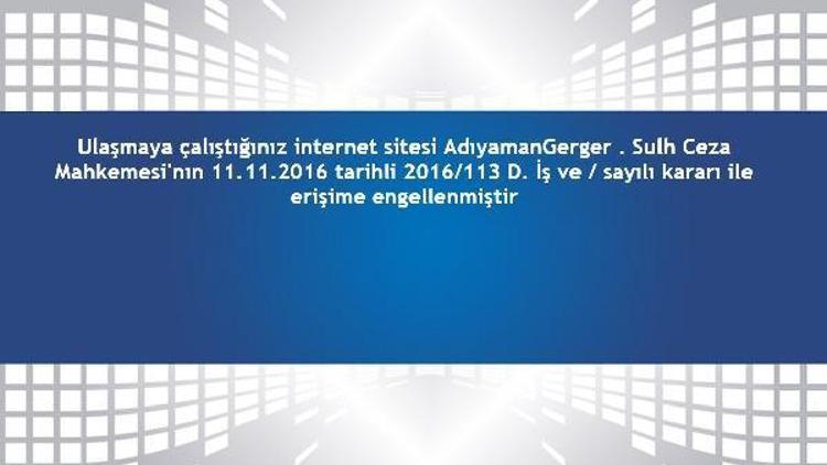 Gergerde cinsel istismar haberini veren internet sitesine erişim engellendi