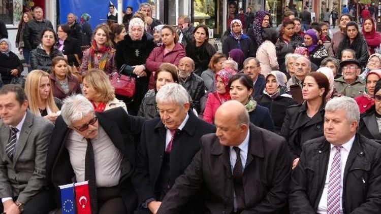 Edirnede kadına şiddet TIRı yola çıktı