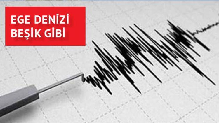 Egede 1 saatte 9 büyük deprem