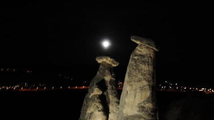 Kapadokya’da süper ay heyecanı